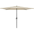 Stile raffinato ombrelloni in tessuto beige