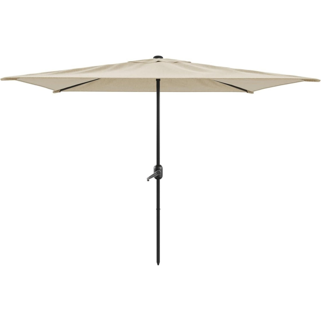 Stile raffinato ombrelloni in tessuto beige