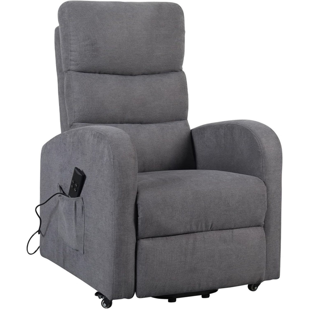 Stile raffinato poltrone reclinabili grigio