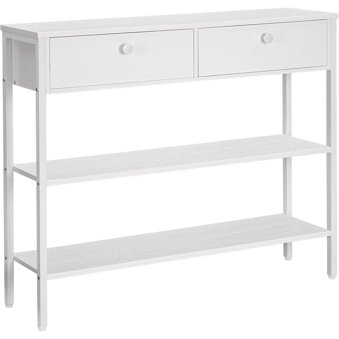 Accento naturale console e tavoli da divano bianco