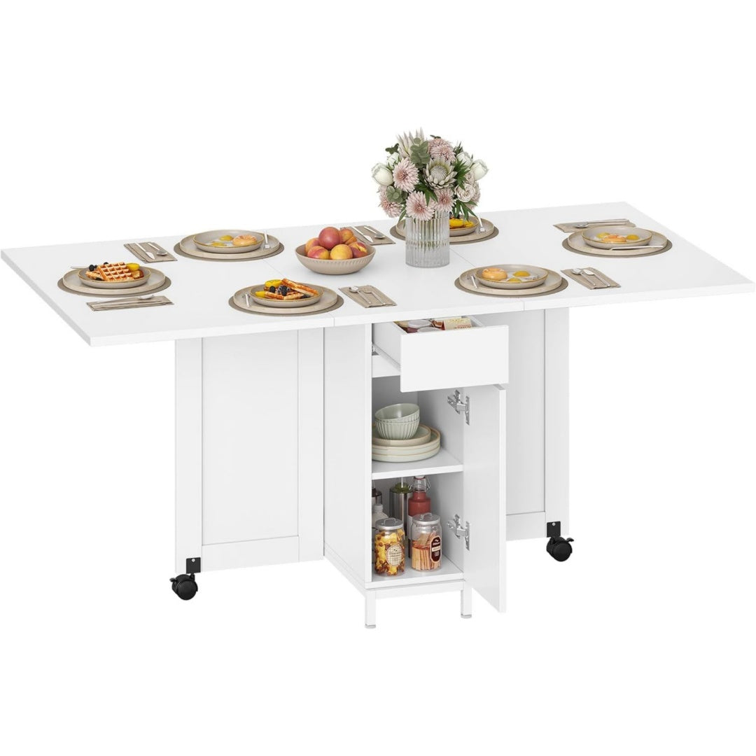 Design versatile tavoli da sala da pranzo pieghevole salvaspazio