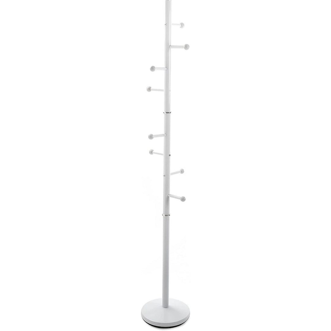 Linea essenziale appendiabiti in metallo bianco